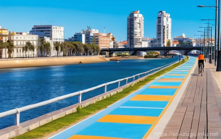 우루과이 대중교통 요금 - **Prompt:** A lively, candid photograph capturing the authentic experience of a public bus in Montev...