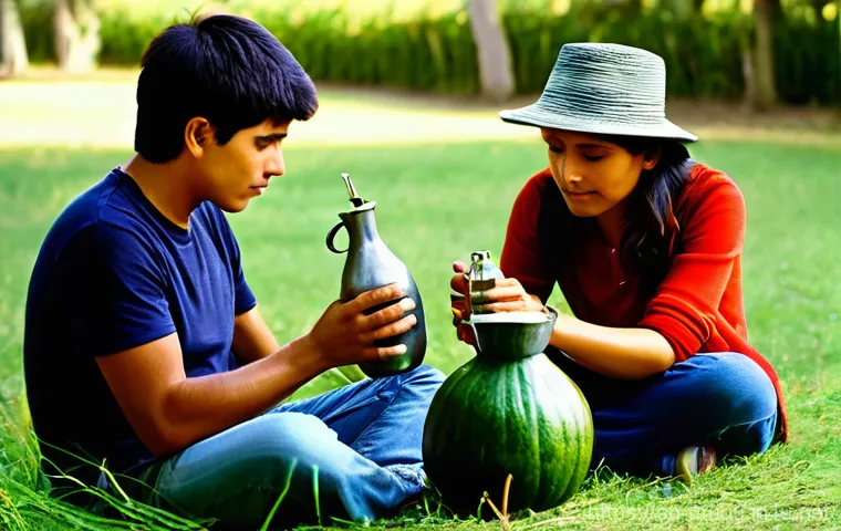 우루과이에서 금기사항 - **Embracing the Uruguayan Greeting: Warm Connections**
    A vibrant image depicting a diverse group...