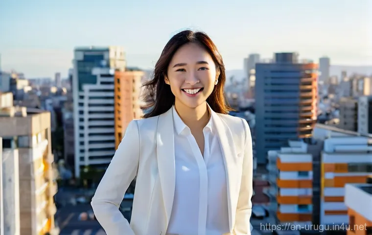 우루과이에서 한국인 커뮤니티 - A vibrant 'Korea Day' festival taking place in a sunny public park in Montevideo, Uruguay. In the fo...